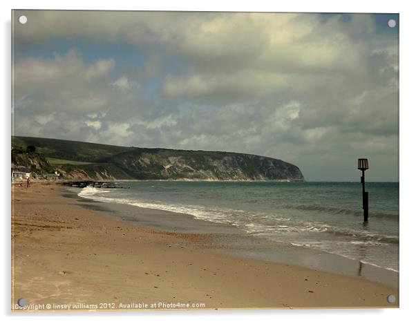 Purbeck Isle Acrylic by Linsey Williams