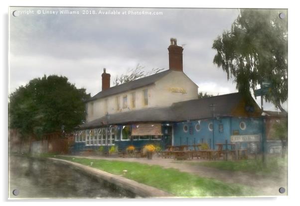 The Boat Inn, Loughborough Acrylic by Linsey Williams