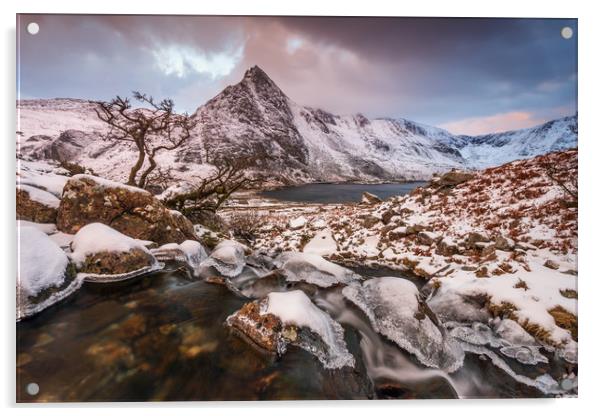 Tryfan  Ogwen Valley  Acrylic by J.Tom L.Photography