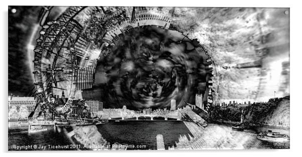 London's Eye Acrylic by Jay Ticehurst