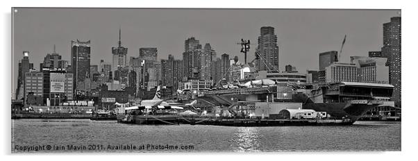 Pier 86 New York Acrylic by Iain Mavin
