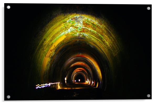 Light Tunnel Acrylic by David  Fennings