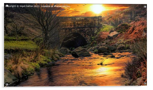 Cutthroat Bridge #2 Acrylic by Nigel Hatton