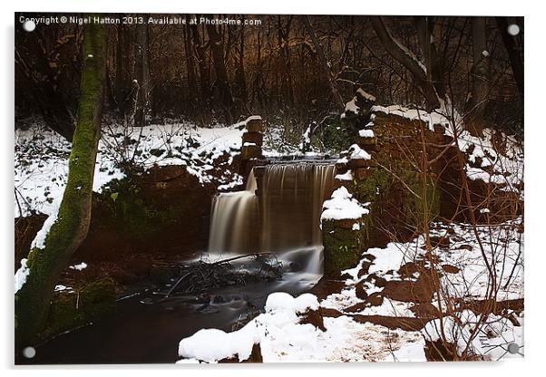 Old Mill Acrylic by Nigel Hatton