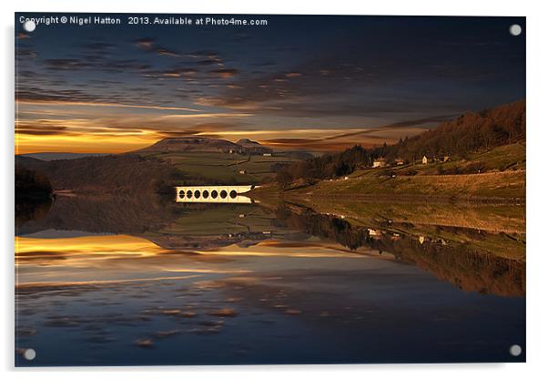 Sunset Reflections Acrylic by Nigel Hatton