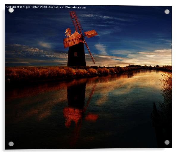 Windmill Acrylic by Nigel Hatton
