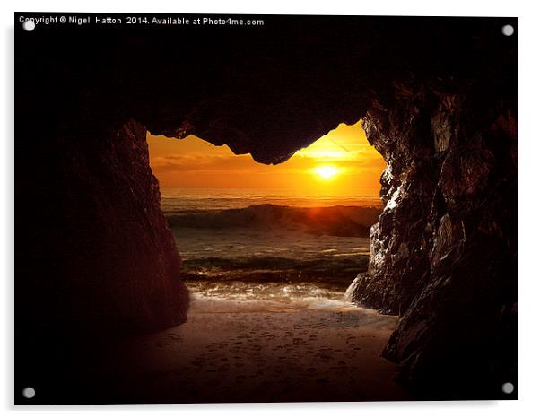 Cave Acrylic by Nigel Hatton