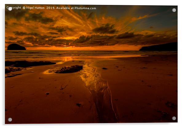 Low Tide Acrylic by Nigel Hatton