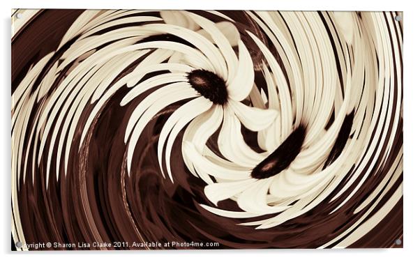 Chocolate and cream Acrylic by Sharon Lisa Clarke