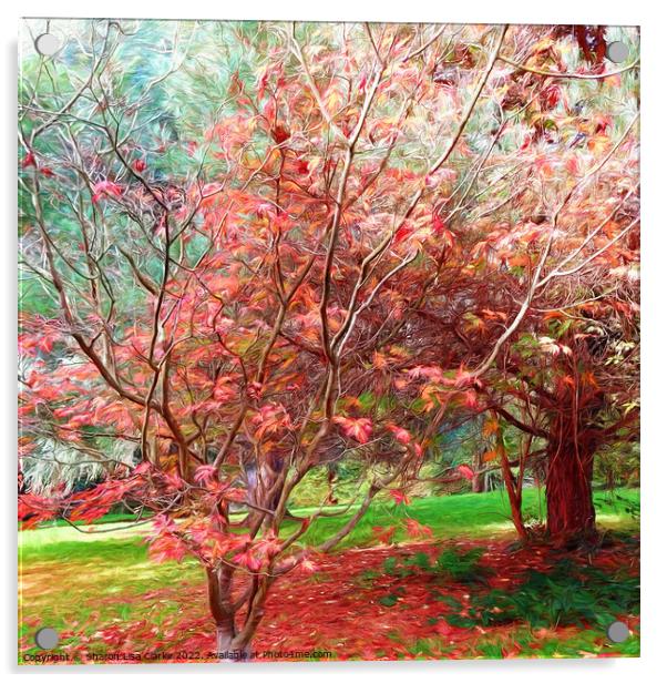 Autumn's Art Acrylic by Sharon Lisa Clarke