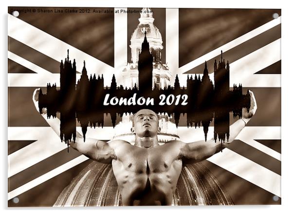 Olympics 2012 Acrylic by Sharon Lisa Clarke
