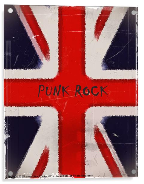 Punk Rock Acrylic by Sharon Lisa Clarke