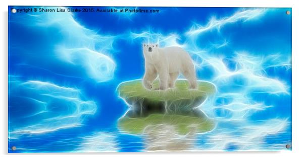  Melting Polar Ice  Acrylic by Sharon Lisa Clarke
