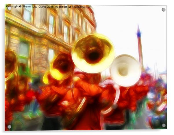  Big Brass Band Acrylic by Sharon Lisa Clarke
