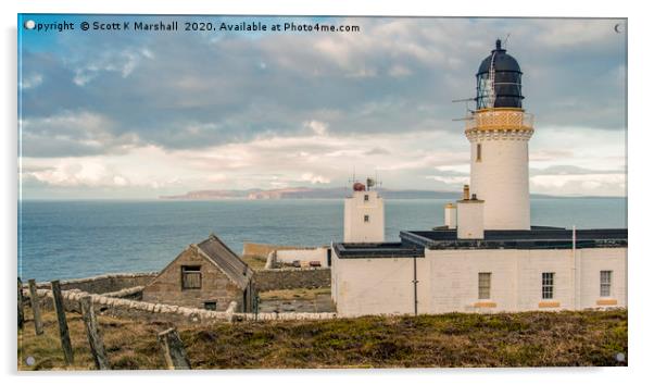 Dunnet Head Sunshine Acrylic by Scott K Marshall