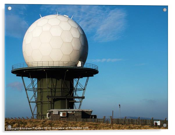 Clee Hill Comms and Radar Station Acrylic by Andrew Poynton