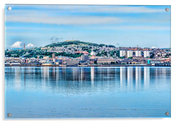 Dundee Across The Tay Acrylic by Valerie Paterson