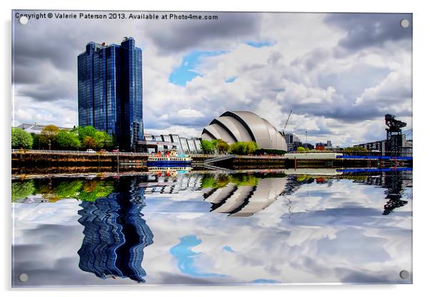 Armadillo & Crown Plaza Acrylic by Valerie Paterson