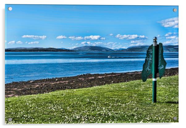 Isle of Cumbrae Acrylic by Valerie Paterson