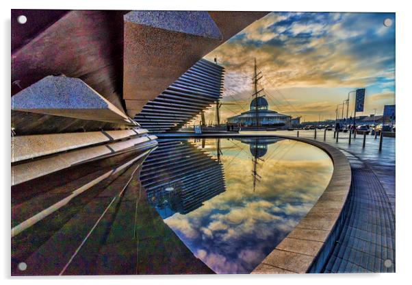 Dundee V & A Acrylic by Valerie Paterson
