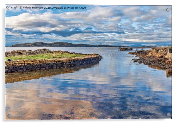 Portencross Acrylic by Valerie Paterson