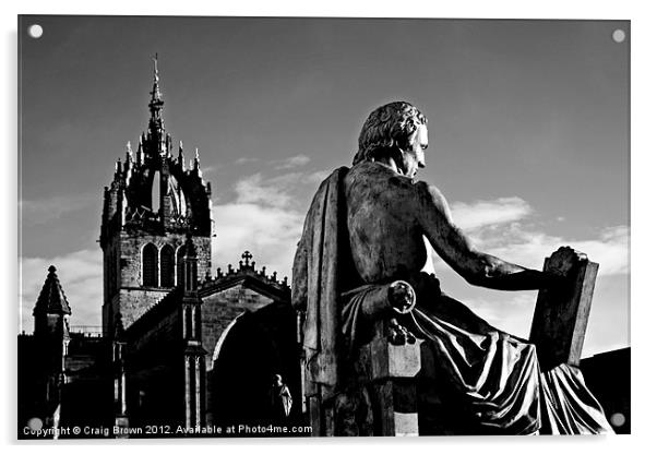 St Giles Cathedral, Edinburgh Acrylic by Craig Brown