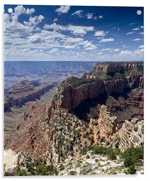 Wotan's Throne, Grand Canyon Acrylic by Gary Eason