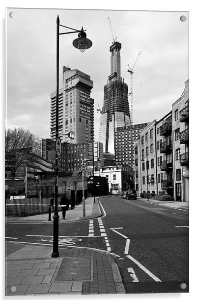 The Shard above Guy's Acrylic by Gary Eason