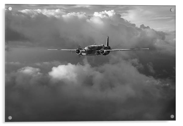 RAF Coastal Command Vickers Warwick ASR, black and Acrylic by Gary Eason