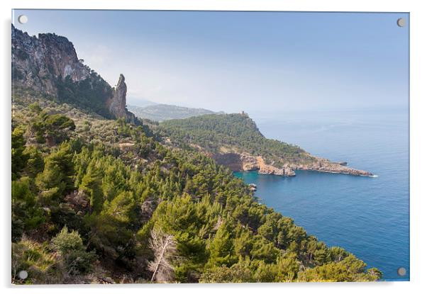 Mallorca coastal view Acrylic by Gary Eason