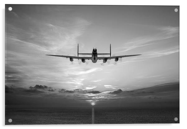 "And in the morning...": Lancaster into the sunset Acrylic by Gary Eason