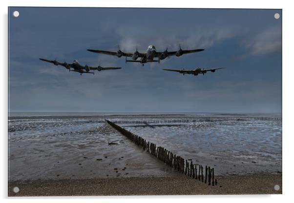 Enemy coast ahead, skipper Acrylic by Gary Eason