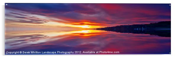 Dawn Sky Panorama Acrylic by Derek Whitton