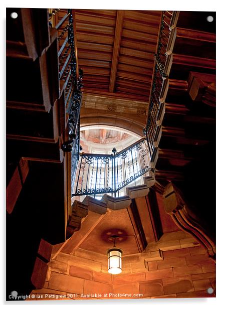 Stairwell light Acrylic by Ian Pettigrew