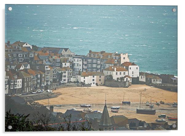 st ives Acrylic by michelle rook