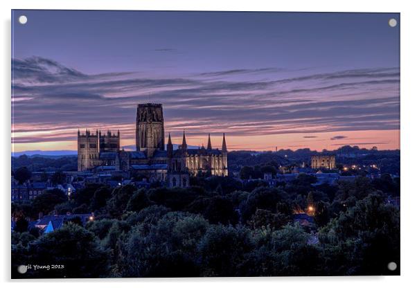 Durham Cathedral at Dusk Acrylic by Neil Young
