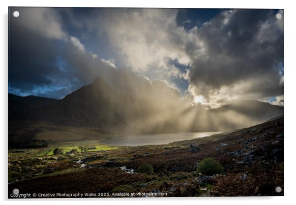 Tryfan Light Acrylic by Creative Photography Wales