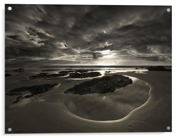 Freshwater West Acrylic by Creative Photography Wales