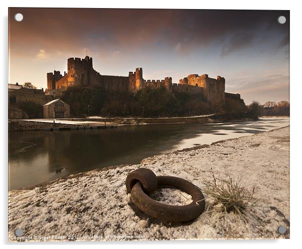 Pembroke Castle Acrylic by Creative Photography Wales