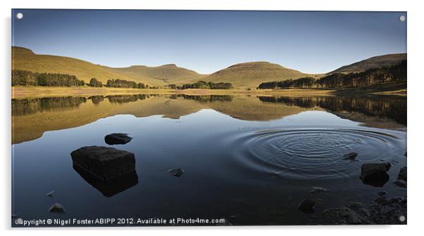 Pen y Fan Reflection Acrylic by Creative Photography Wales