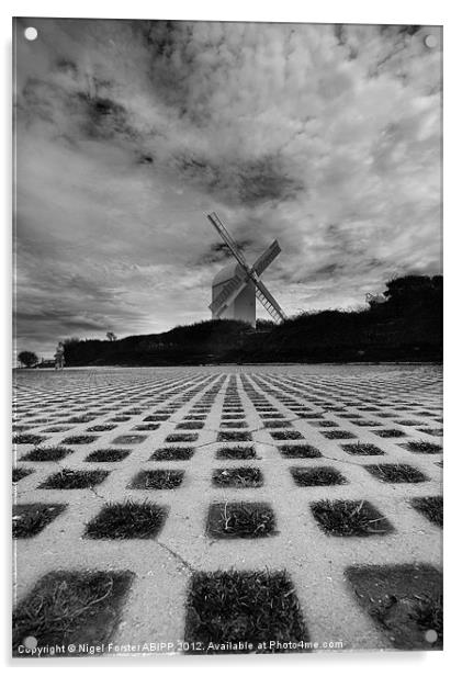 Jack & Jill Windmill Acrylic by Creative Photography Wales