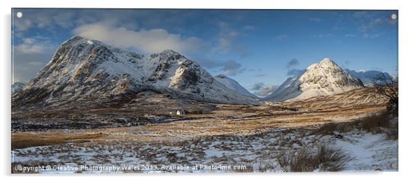 Buachialle Etive Mor, Glencoe Scotland Acrylic by Creative Photography Wales