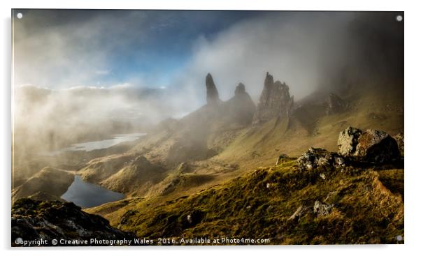 The Old Man of Storr, Isle of Skye Acrylic by Creative Photography Wales