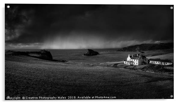 Duntulm Castle on Isle of Skye Acrylic by Creative Photography Wales