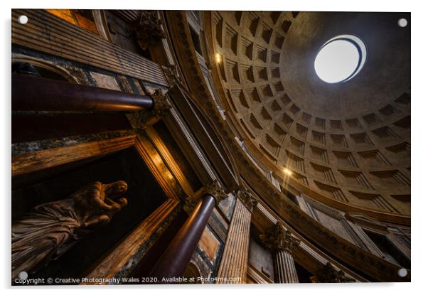 The Pantheon, Rome, Italy Acrylic by Creative Photography Wales