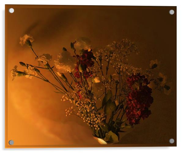 Floral Surprise Acrylic by Debra Kelday