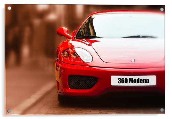 Ferrari 360 Modena Acrylic by Celtic Origins