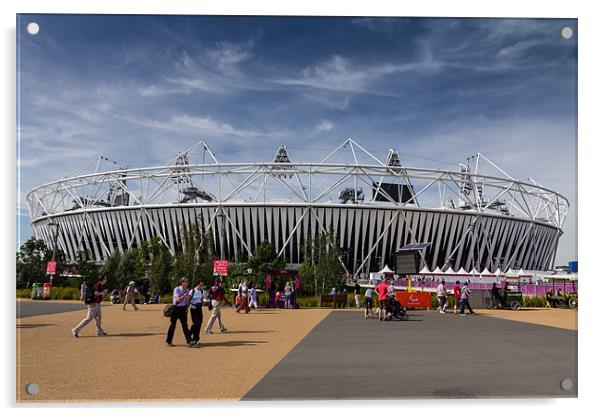 The Athletics Stadium Acrylic by Paul Shears Photogr