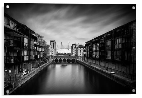 Water Under The Bridge Acrylic by Paul Shears Photogr