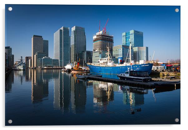 Life On The Docks Acrylic by Paul Shears Photogr